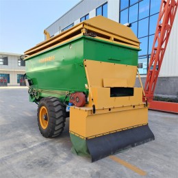 粉料撒布機 拖拉機牽引式水泥白灰撒布車 出灰量可調節